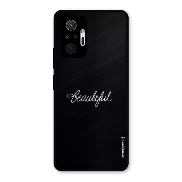 Classic Beautiful Metal Back Case for Redmi Note 10 Pro