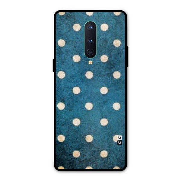 Classic Blue Polka Metal Back Case for OnePlus 8