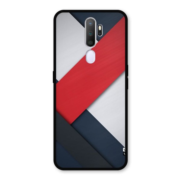 Classic Bold Metal Back Case for Oppo A9 (2020)