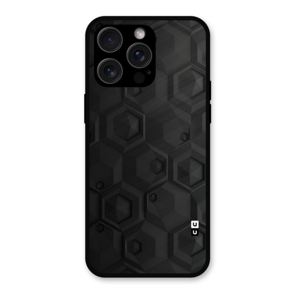 Classic Hexa Metal Back Case for iPhone 15 Pro Max