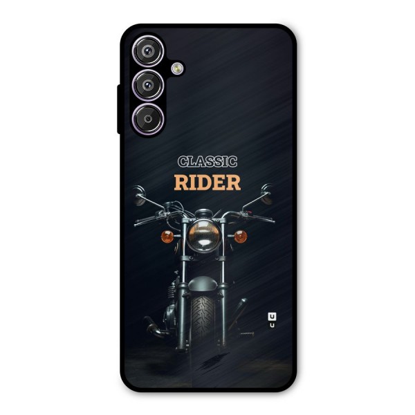 Classic RIder Metal Back Case for Galaxy F15