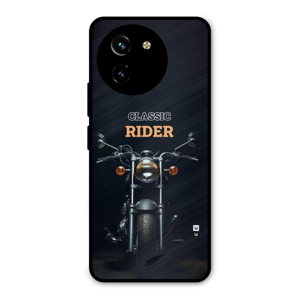 Classic RIder Metal Back Case for Vivo Y200i