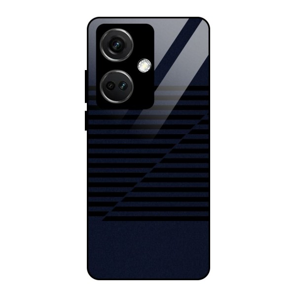 Classic Stripes Cut Glass Back Case for OnePlus Nord CE 3 5G