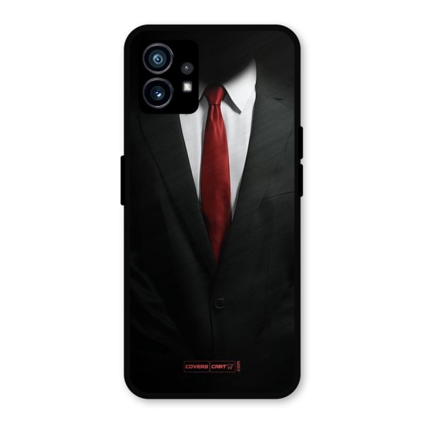 Classic Suit Metal Back Case for Nothing Phone 1