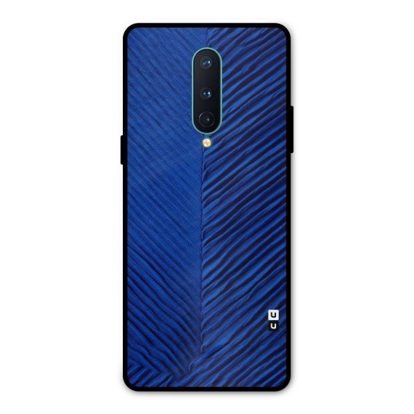Classy Blues Metal Back Case for OnePlus 8