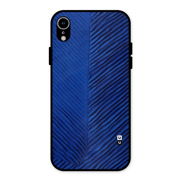 Classy Blues Metal Back Case for iPhone XR