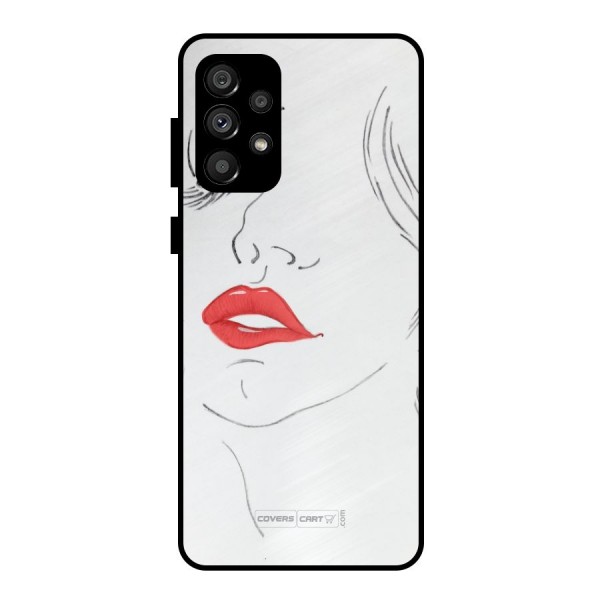 Classy Girl Metal Back Case for Galaxy A73 5G