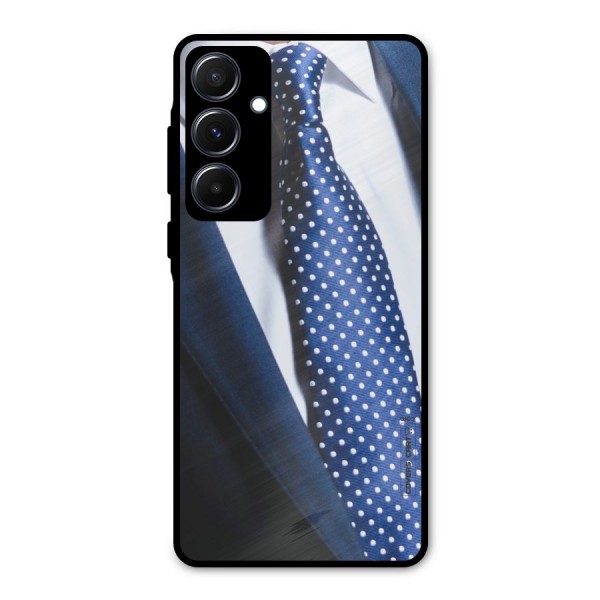 Classy Tie Metal Back Case for Galaxy A55