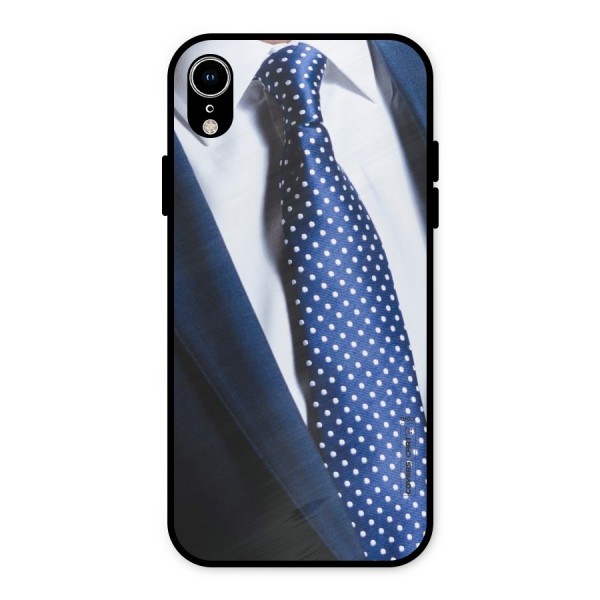Classy Tie Metal Back Case for iPhone XR