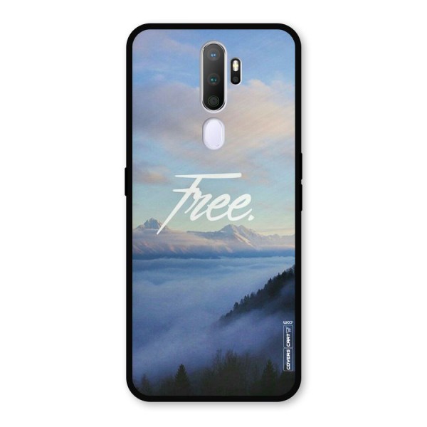 Cloudy Free Metal Back Case for Oppo A9 (2020)