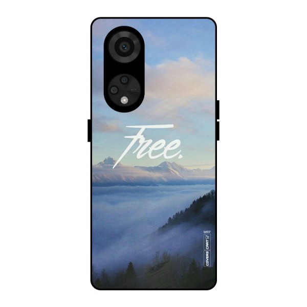 Cloudy Free Metal Back Case for Reno8 T 5G