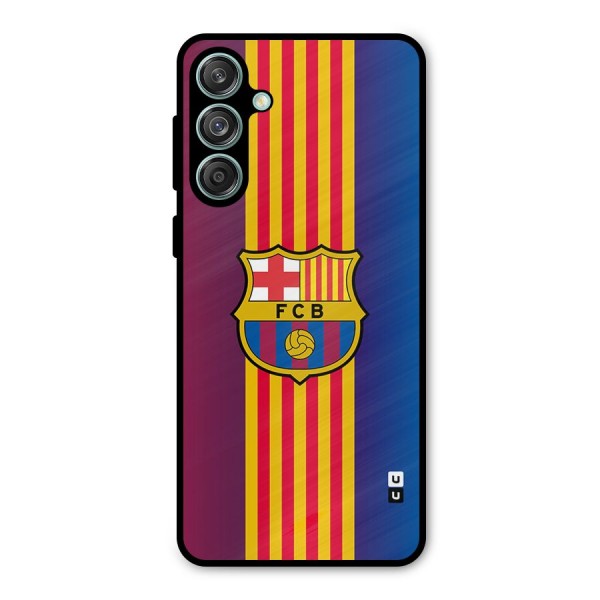 Club Barcelona Metal Back Case for Galaxy M55 5G