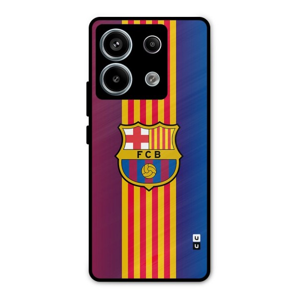 Club Barcelona Metal Back Case for Redmi Note 13 Pro 5G