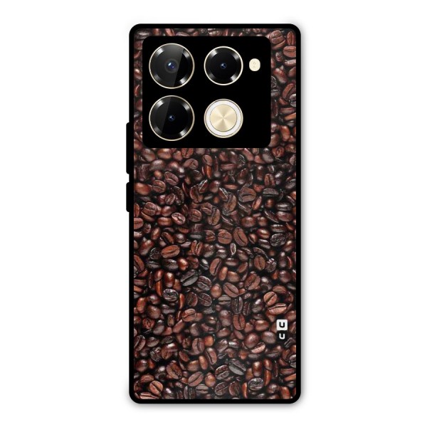 Cocoa Beans Metal Back Case for Infinix Note 40 Pro