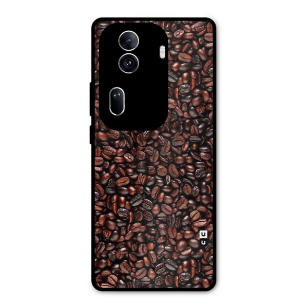 Cocoa Beans Metal Back Case for Oppo Reno11 Pro 5G