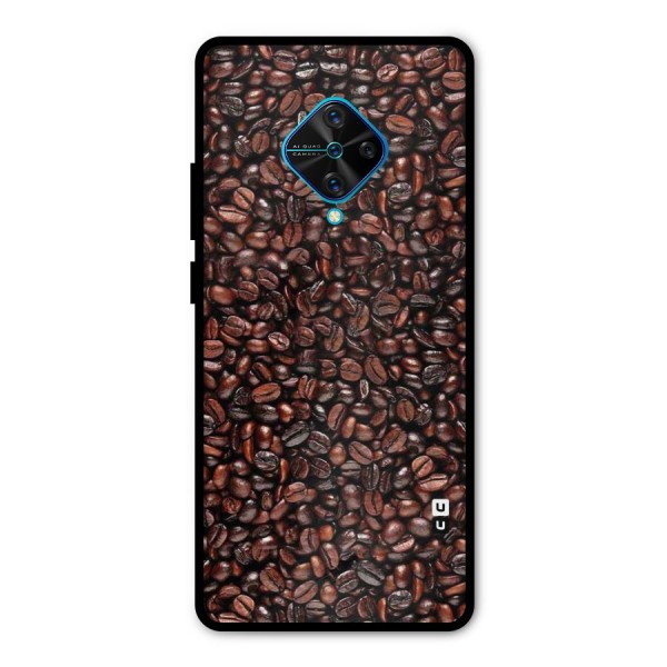 Cocoa Beans Metal Back Case for Vivo S1 Pro