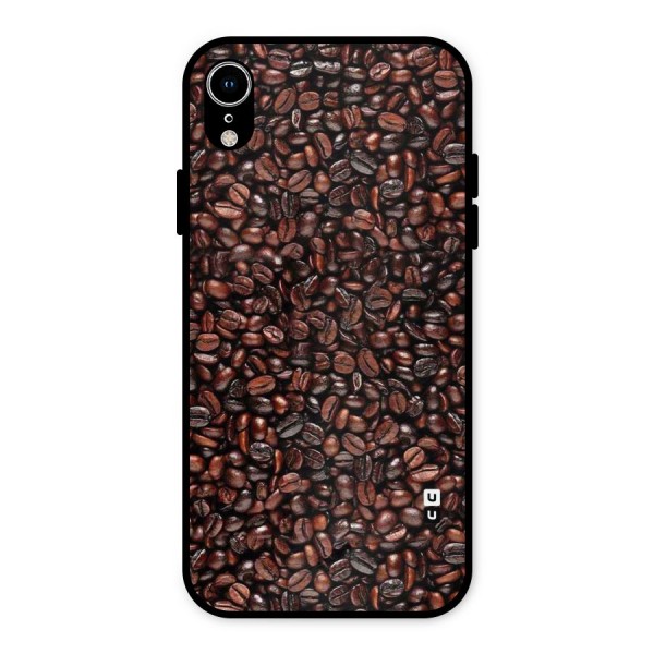 Cocoa Beans Metal Back Case for iPhone XR