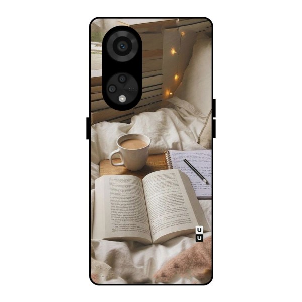 Coffee And Books Metal Back Case for Reno8 T 5G