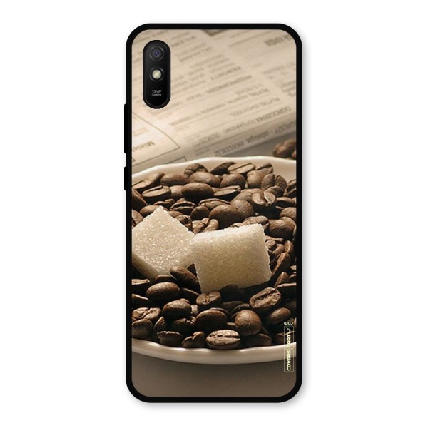 Coffee And Sugar Cubes Metal Back Case for Redmi 9i