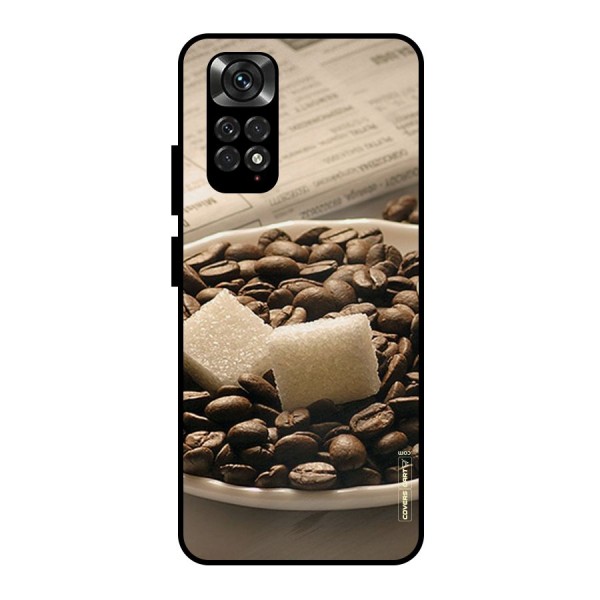 Coffee And Sugar Cubes Metal Back Case for Redmi Note 11 Pro