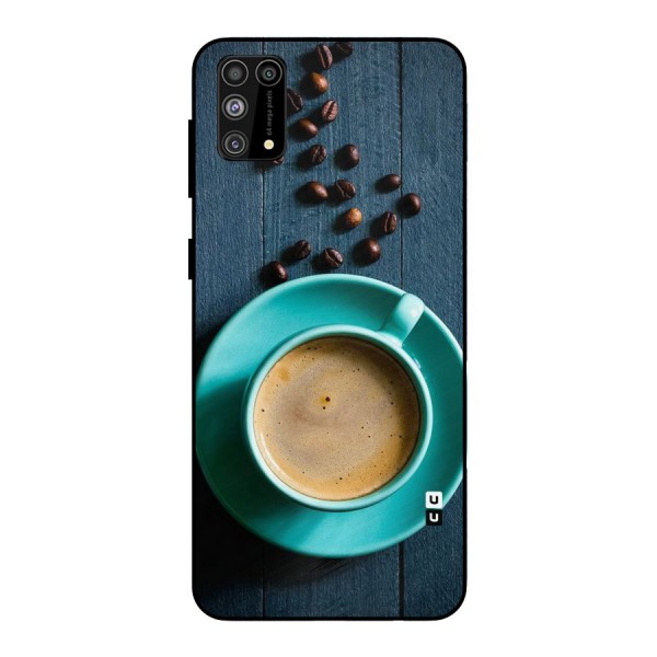 Coffee Beans and Cup Metal Back Case for Galaxy M31