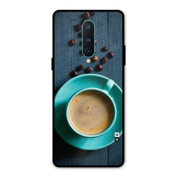 Coffee Beans and Cup Metal Back Case for OnePlus 8