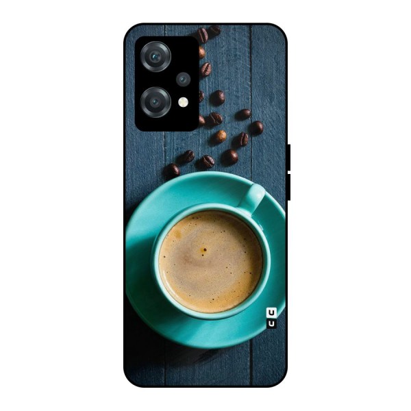 Coffee Beans and Cup Metal Back Case for OnePlus Nord CE 2 Lite 5G