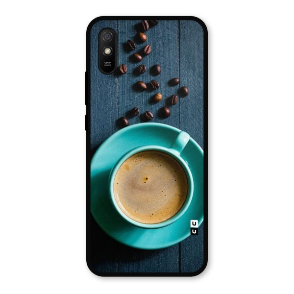Coffee Beans and Cup Metal Back Case for Redmi 9i