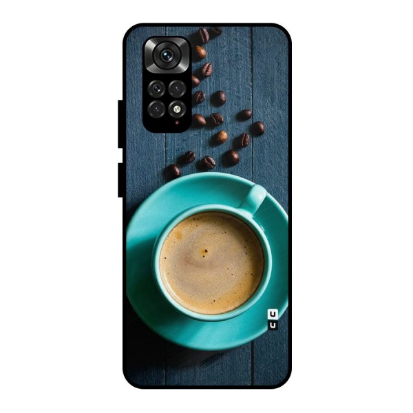 Coffee Beans and Cup Metal Back Case for Redmi Note 11 Pro