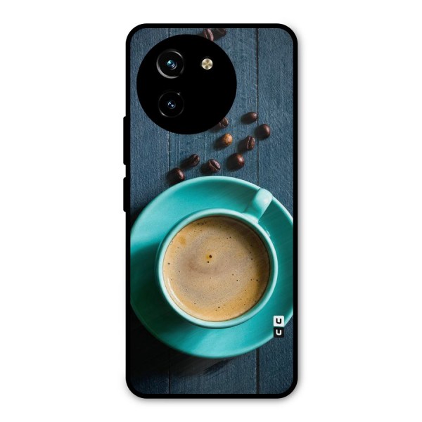 Coffee Beans and Cup Metal Back Case for Vivo Y200i