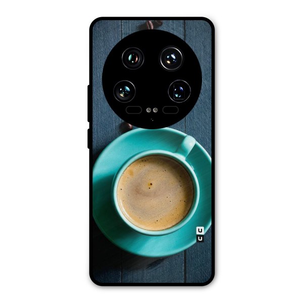 Coffee Beans and Cup Metal Back Case for Xiaomi 14 Ultra
