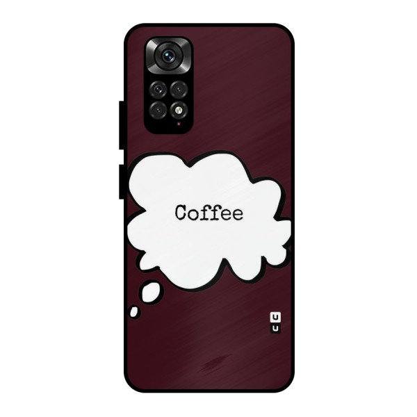 Coffee Bubble Metal Back Case for Redmi Note 11 Pro