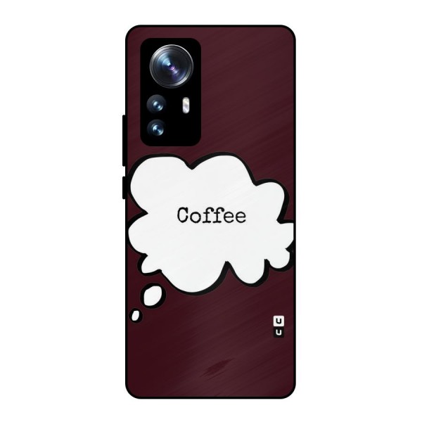 Coffee Bubble Metal Back Case for Xiaomi 12 Pro