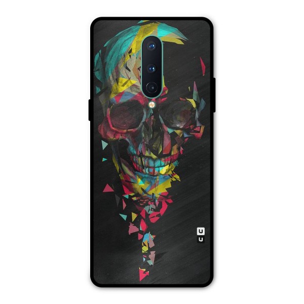 Colored Skull Shred Metal Back Case for OnePlus 8