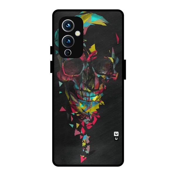 Colored Skull Shred Metal Back Case for OnePlus 9