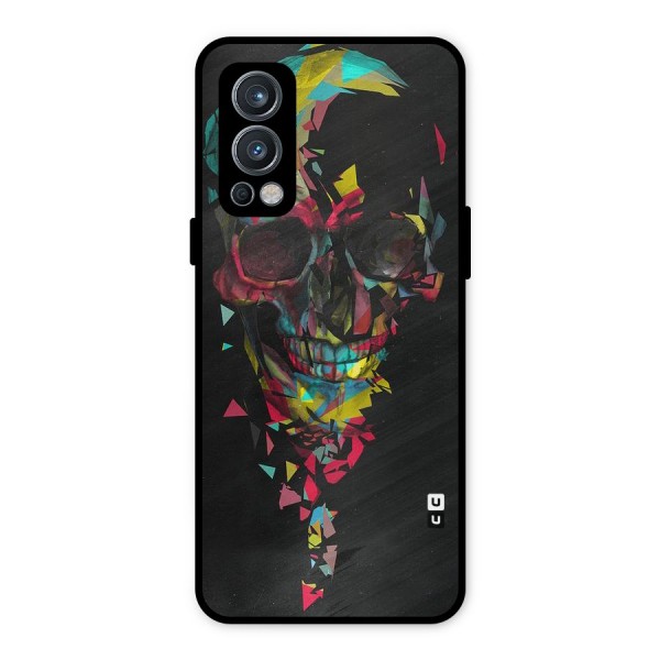 Colored Skull Shred Metal Back Case for OnePlus Nord 2 5G