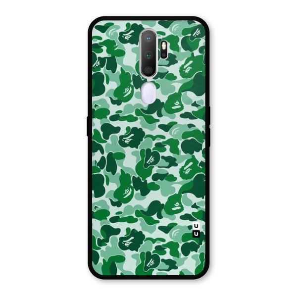 Colorful Camouflage Metal Back Case for Oppo A9 (2020)