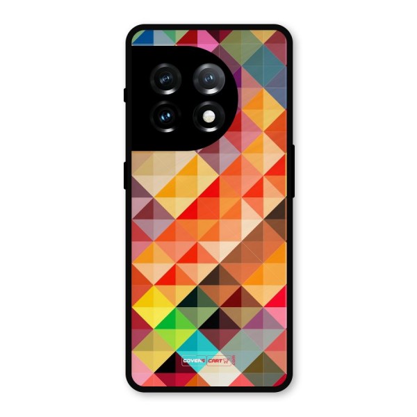 Colorful Cubes Metal Back Case for OnePlus 11