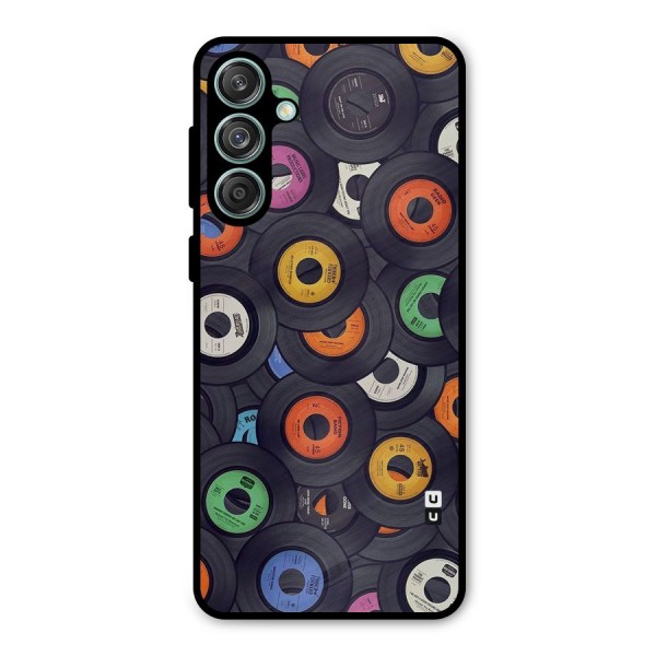 Colorful Disks Metal Back Case for Galaxy M55 5G