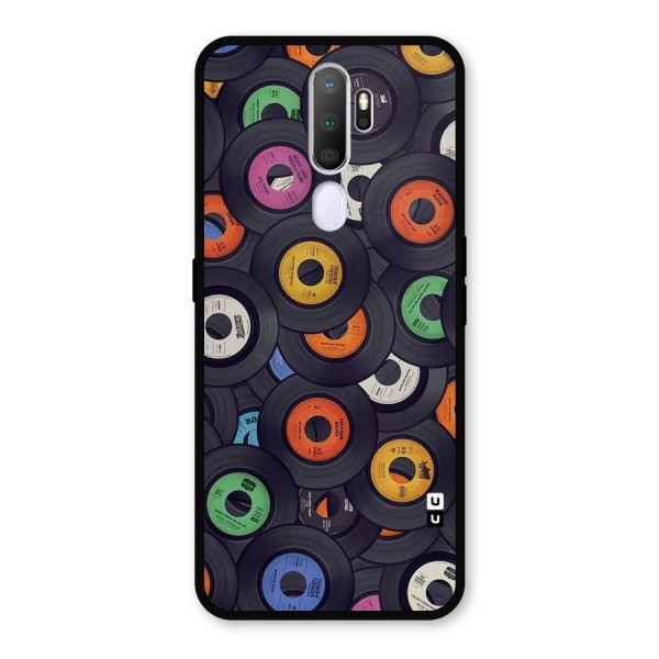 Colorful Disks Metal Back Case for Oppo A9 (2020)
