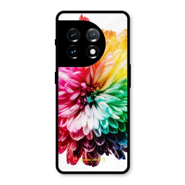 Colorful Flower Metal Back Case for OnePlus 11