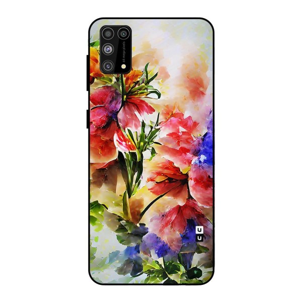 Colorful Flowers Fine Art Metal Back Case for Galaxy F41