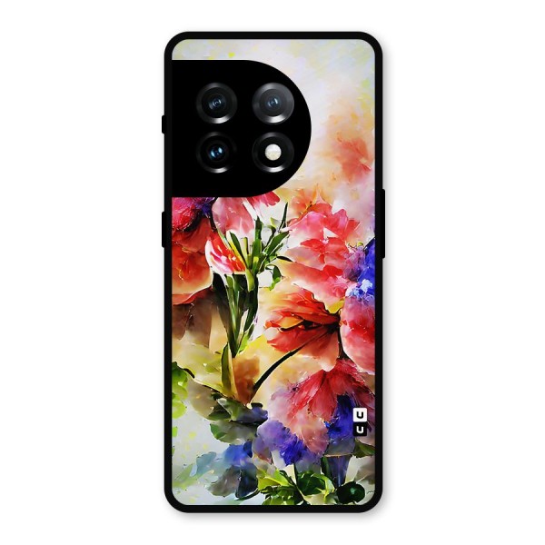 Colorful Flowers Fine Art Metal Back Case for OnePlus 11