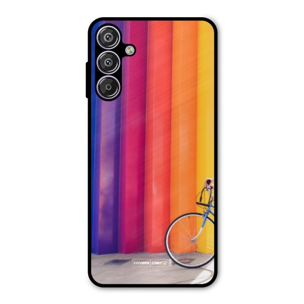 Colorful Walls Metal Back Case for Galaxy F15