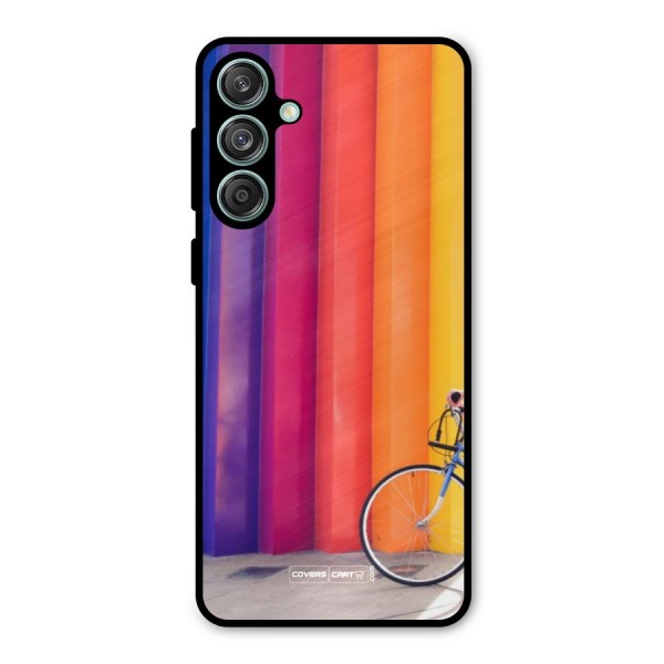 Colorful Walls Metal Back Case for Galaxy M55 5G