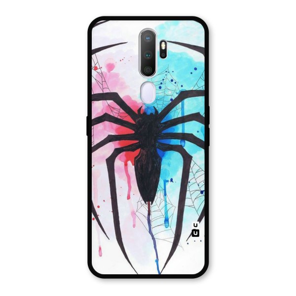 Colorful Web Metal Back Case for Oppo A9 (2020)