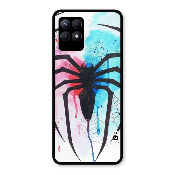 Colorful Web Metal Back Case for Realme Narzo 50