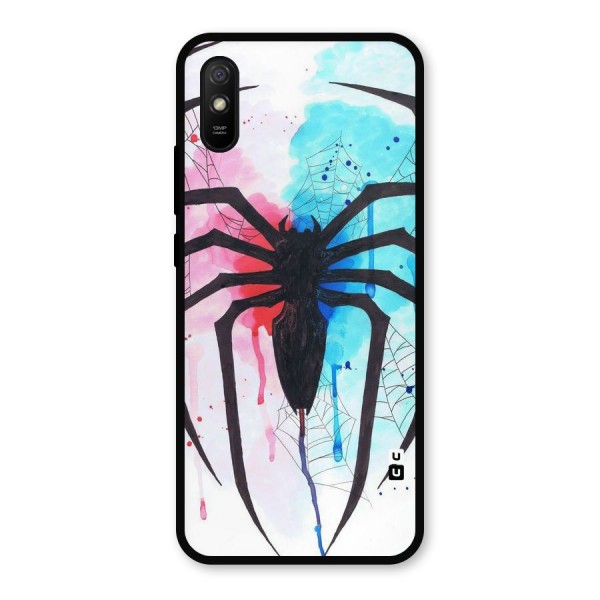 Colorful Web Metal Back Case for Redmi 9i