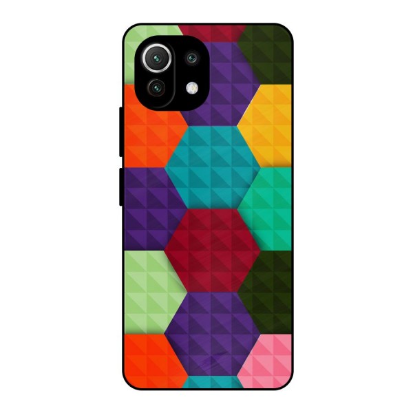 Colourful Abstract Metal Back Case for Mi 11 Lite
