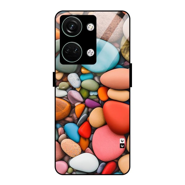 Colourful Stones Glass Back Case for Oneplus Nord 3